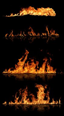 Fire collection clipart