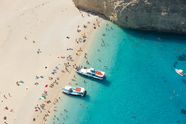 Top view of beach — Stock Photo, Image