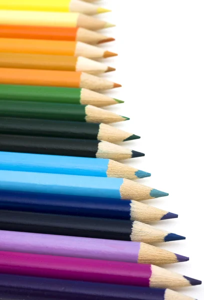 Pencil Crayon Border — Stock Photo, Image