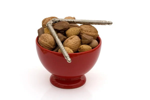 Mísa oh zdravé smíšený ořechy — Stock fotografie