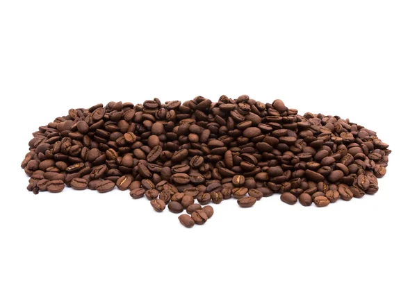 Mucchio di chicchi di caffè — Foto Stock