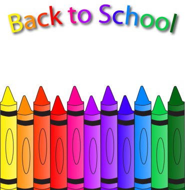 Crayon Border clipart