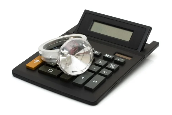 Kosten van een diamond ring — Stockfoto