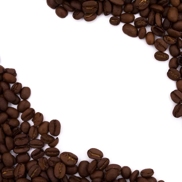Feijão de café fronteira — Fotografia de Stock