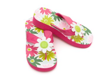 Flower Flip Flops clipart