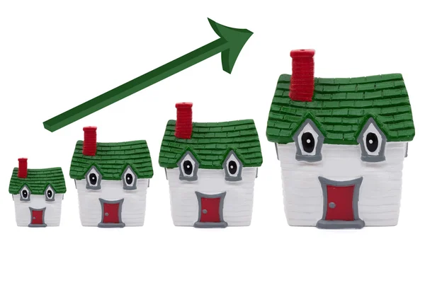 Stijgende prijzen van huisvesting — Stockfoto