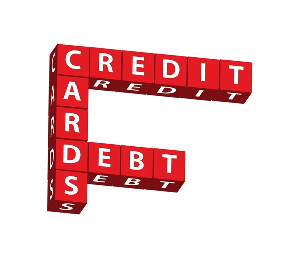 Χρέος πιστωτικών καρτών — Φωτογραφία Αρχείου
