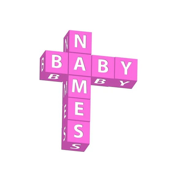 Nombres de bebé — Foto de Stock