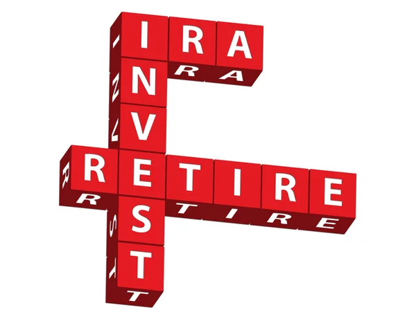 Ira, investieren und in Rente gehen — Stockfoto