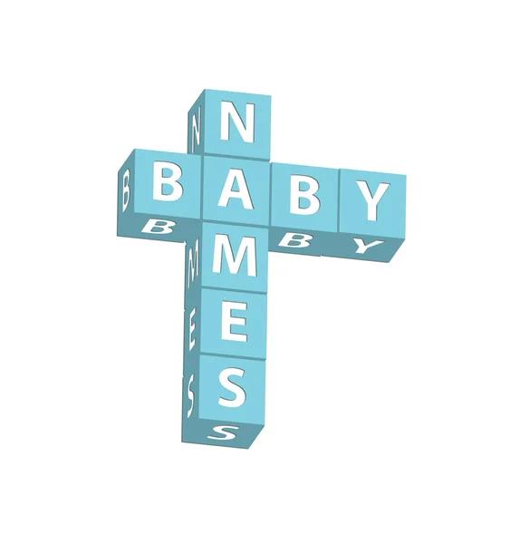 Namen van de baby — Stockfoto