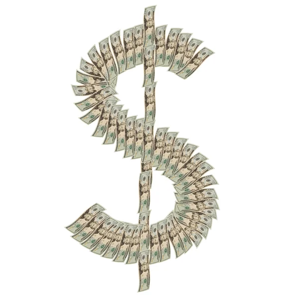 Σύμβολο Dollar — Φωτογραφία Αρχείου