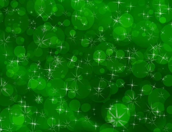 녹색 스파클 배경 — 스톡 사진