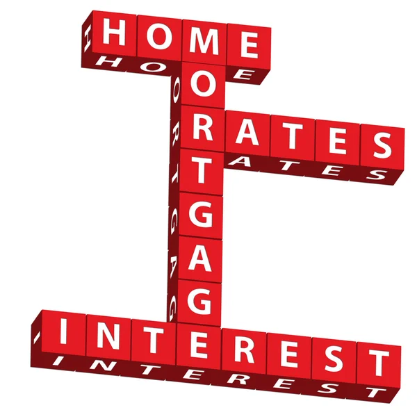 Home mortgage interest rates — Stok fotoğraf