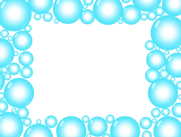 Kék buborék háttér — Stock Fotó