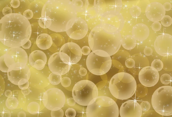 Gold Bubble Background — Stock Photo, Image