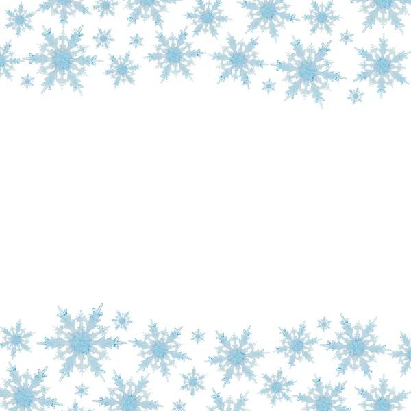 Snowflake Border — Stockfoto