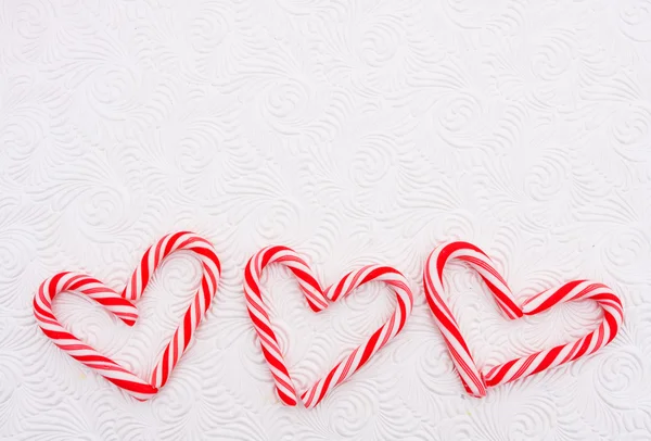 Candy Cane Heart — Stock Photo, Image