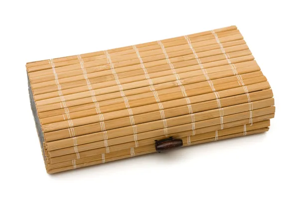 Uzavřená dřevěná krabice — Stock fotografie