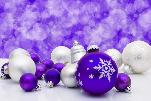 Bolas de Natal e Sinos — Fotografia de Stock