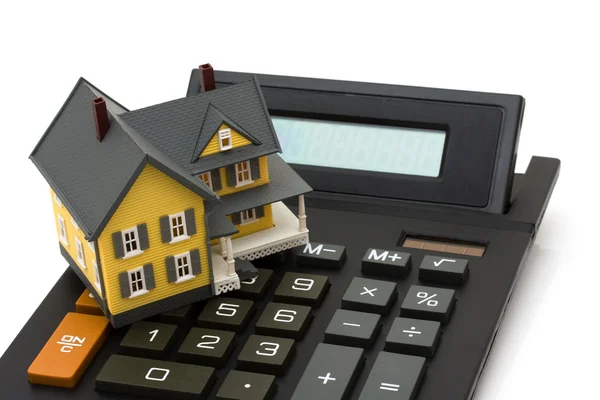 Calculadora de hipoteca — Fotografia de Stock