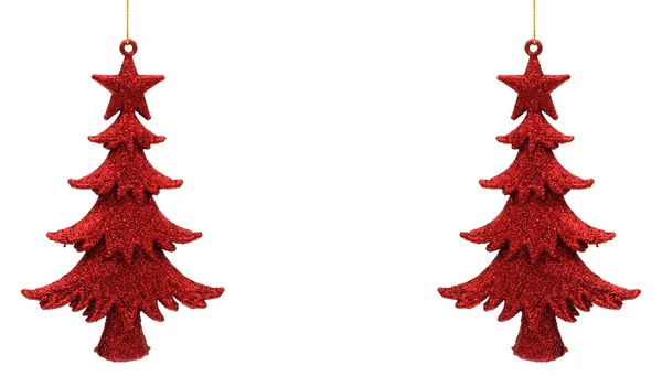 Красные деревья — стоковое фото