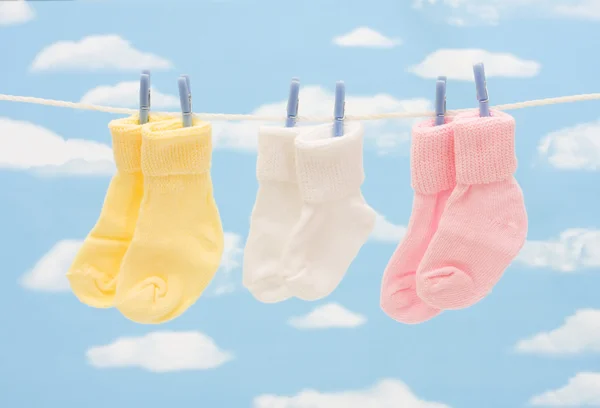 宝宝袜子 — 图库照片