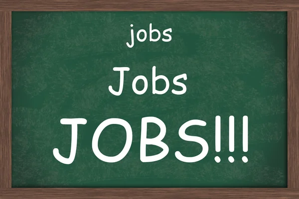 Jobs on board — Stock Photo, Image