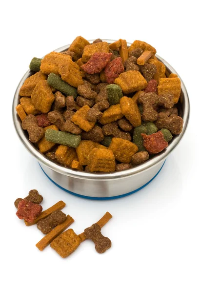 Ένα μπολ των τροφίμων σκυλιών — Φωτογραφία Αρχείου