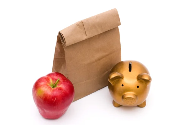 Saving Your Lunch Money — Stock Photo, Image