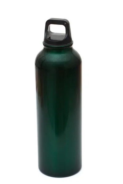 Recycleerbaar alternatief voor plastic voor fles water — Stockfoto