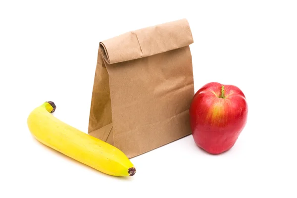 Brown Paper Bag Lunch — Stock Photo, Image