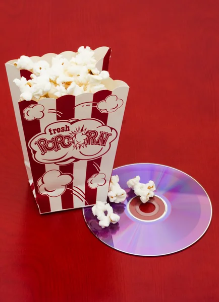 Movie and Popcorn — Stock Photo, Image