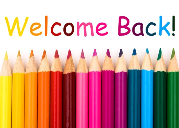 Welcome Back — Stock Photo, Image