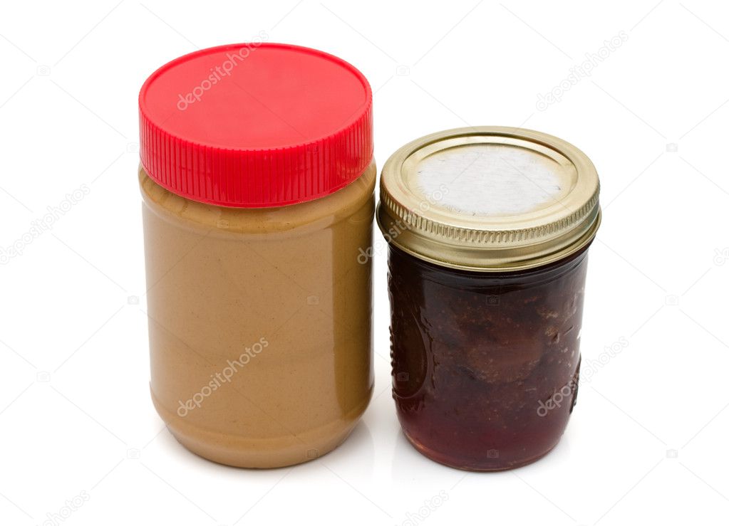 Peanut Butter and Jelly — Stock Photo © karenr 6403173