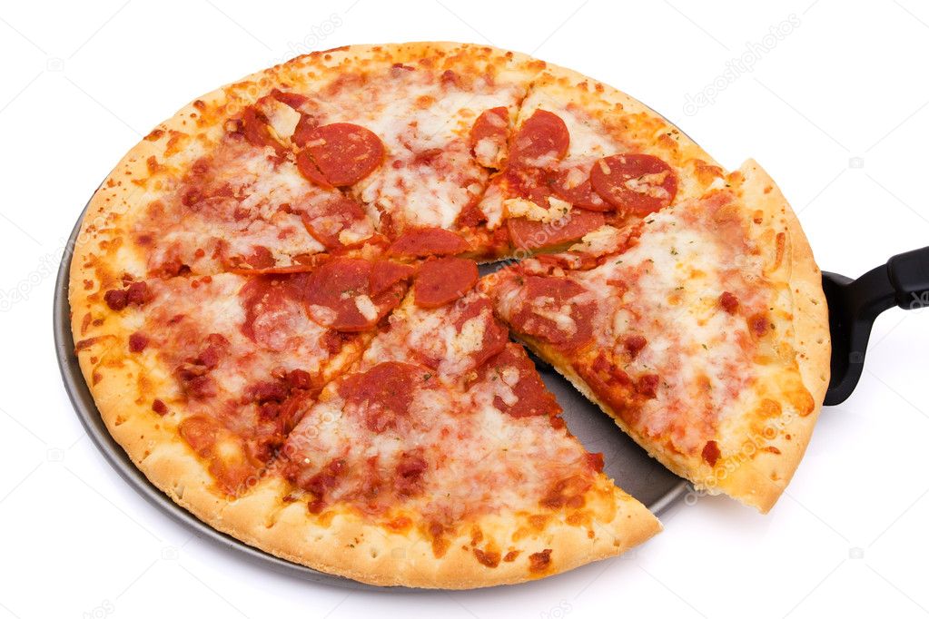 Yummy Pizza — Stock Photo © karenr 6403386