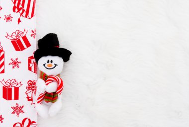 Snowman Border clipart