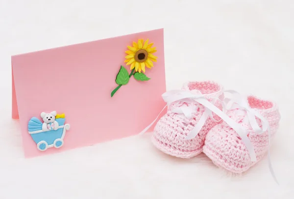 Baby Announcement — Stock Photo, Image