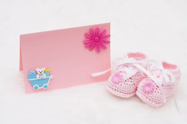 Baby Announcement — Stock Photo, Image