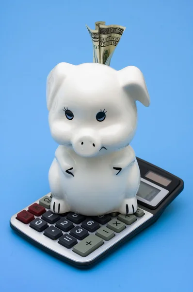 Calculating your Savings — Stock Photo, Image