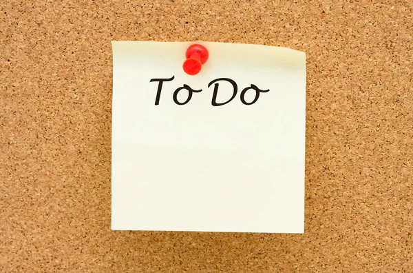 Making your to do list — Stock Photo, Image