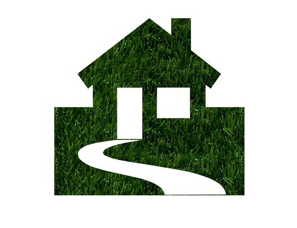 Környezetbarát zöld otthonok — Stock Fotó