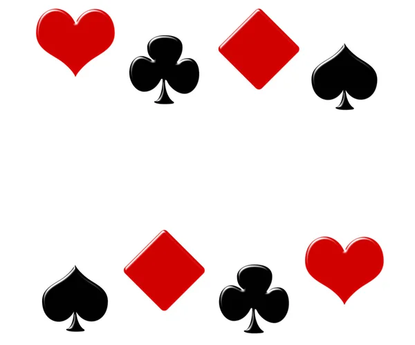 Покер фон — стоковое фото