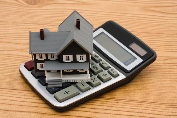 Calculadora de hipoteca — Fotografia de Stock