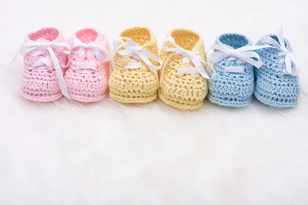 Botas de bebê — Fotografia de Stock
