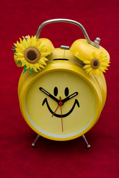 Smiley ρολόι — Φωτογραφία Αρχείου