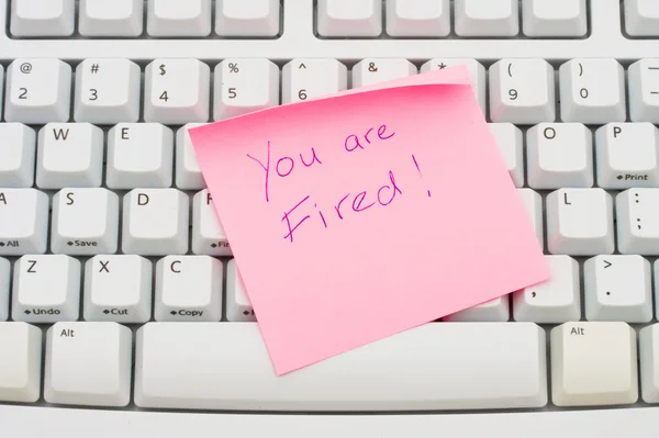 Estás despedido. — Foto de Stock