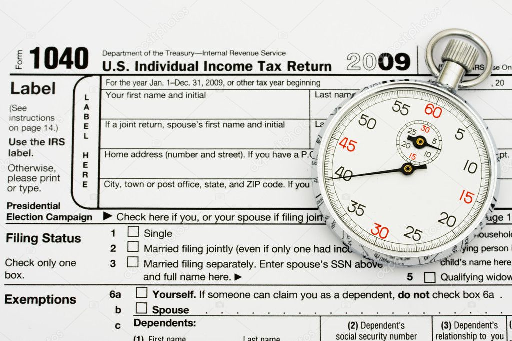 File your taxes on time