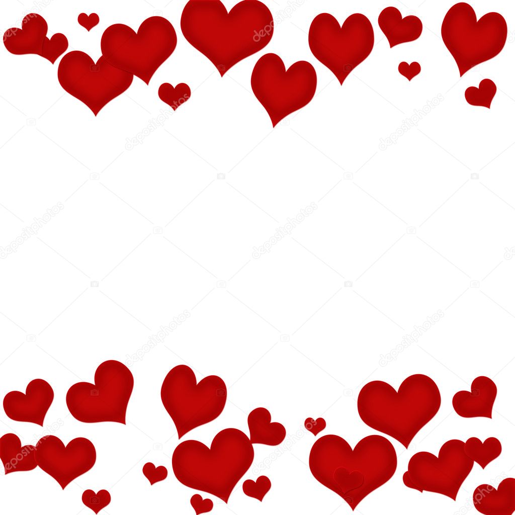 Heart Border — Stock Photo © karenr #6462472