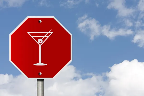 Stop Drinking and Driving — Stock Photo, Image