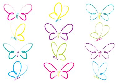 Butterflies clipart